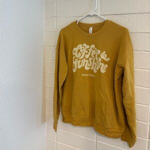 Scout coffee coffee and sunshine yellow pullover